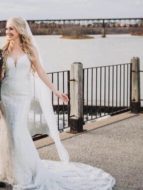 White Lace Mermaid Wedding Dress
